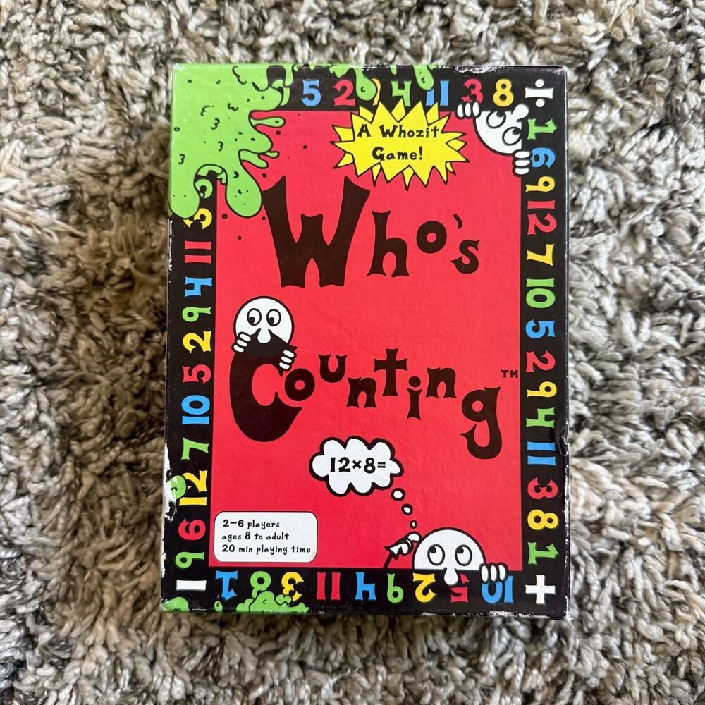 Who's Counting Math Card Game Whozit Teacher's Professional Resource 2011